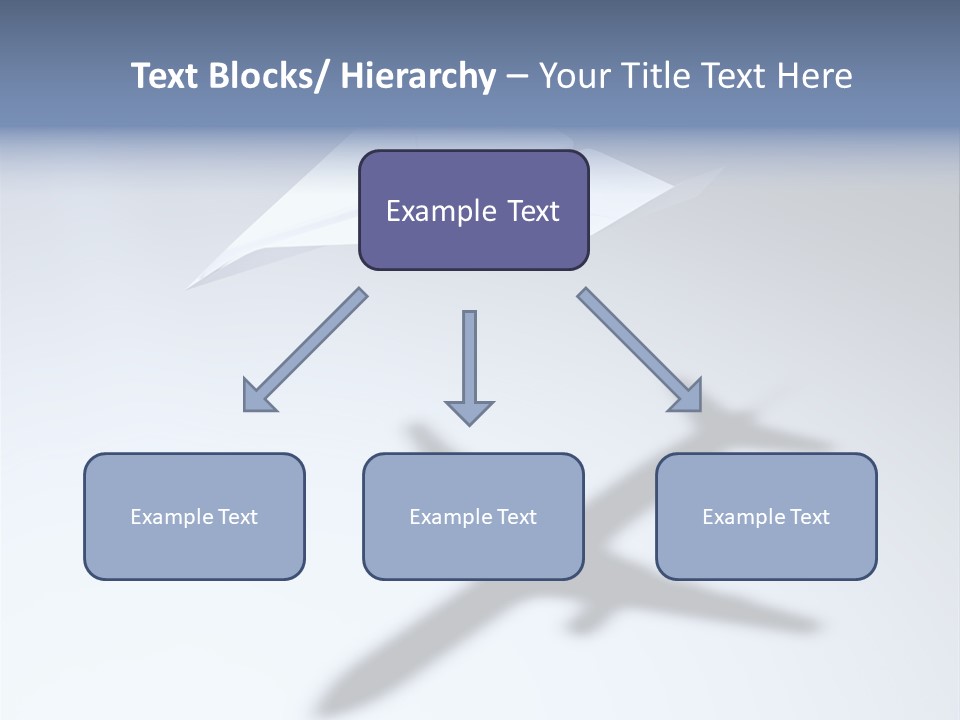 Goal Airplane Metaphor PowerPoint Template