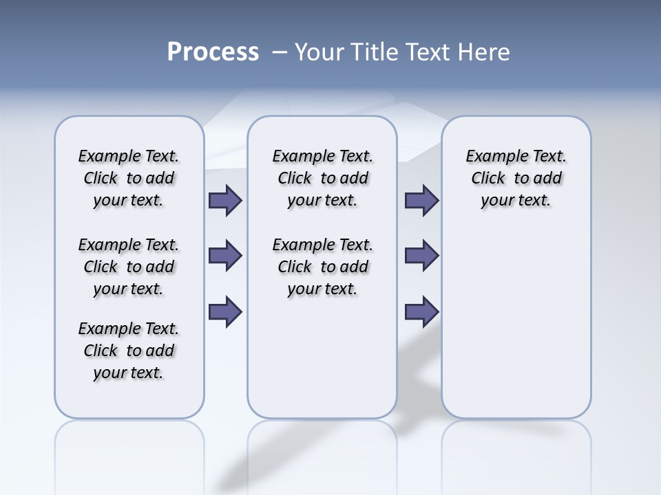 Goal Airplane Metaphor PowerPoint Template