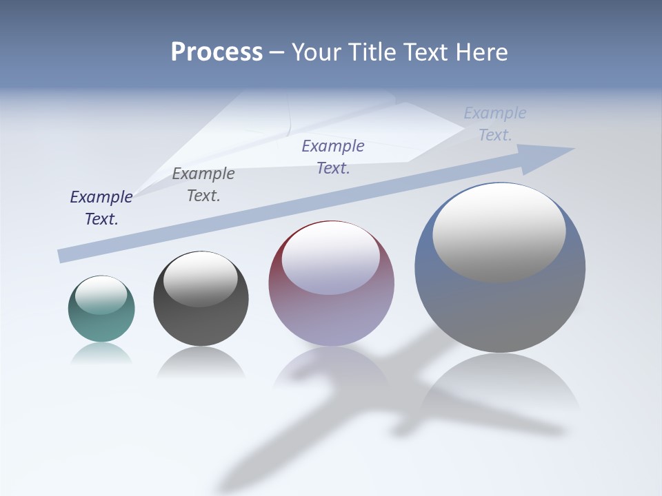 Goal Airplane Metaphor PowerPoint Template