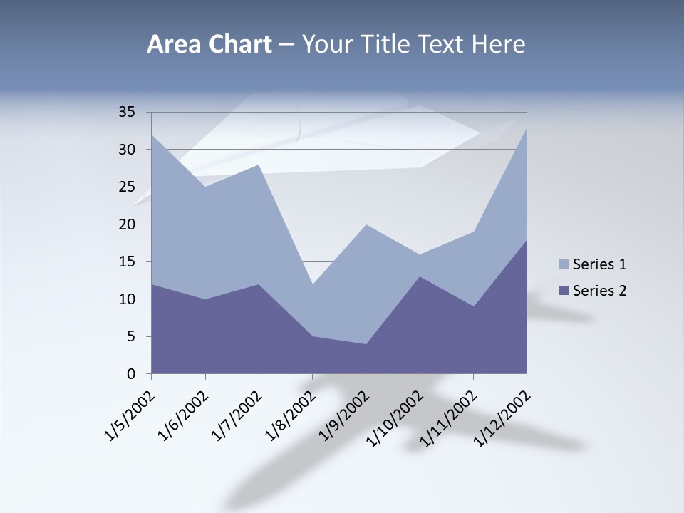 Goal Airplane Metaphor PowerPoint Template