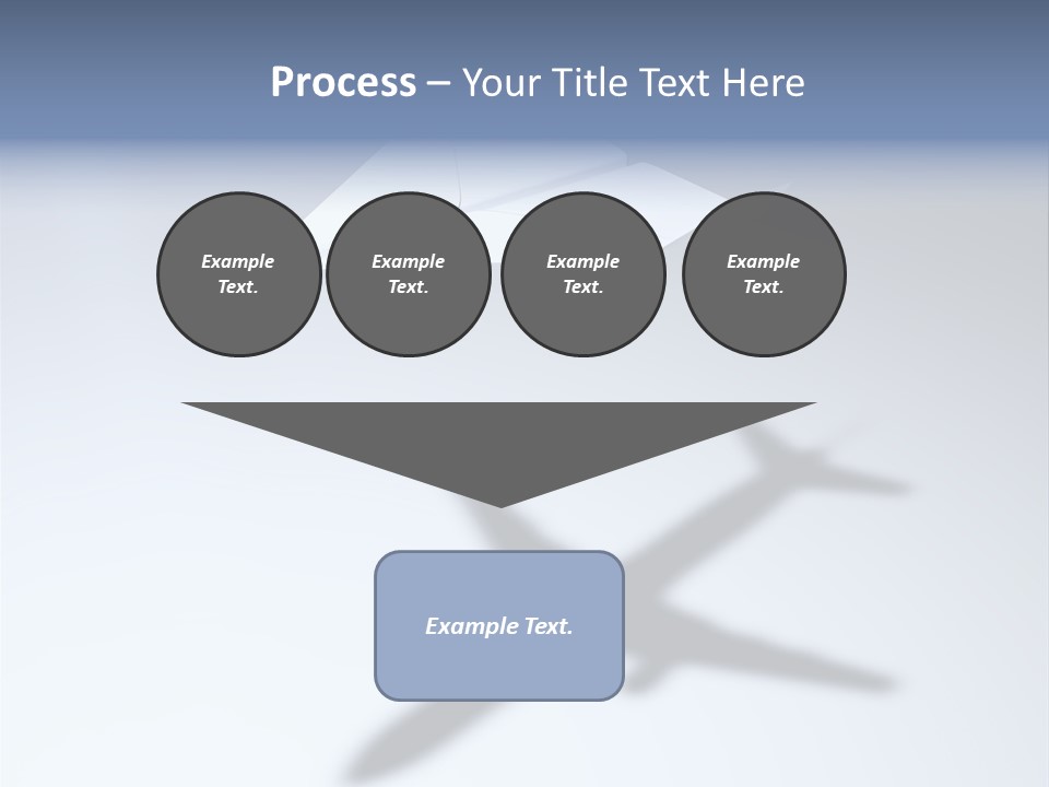 Goal Airplane Metaphor PowerPoint Template