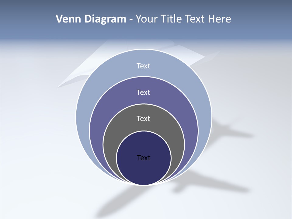 Goal Airplane Metaphor PowerPoint Template