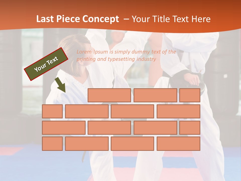 Adult People Sokutei Ate Waza PowerPoint Template