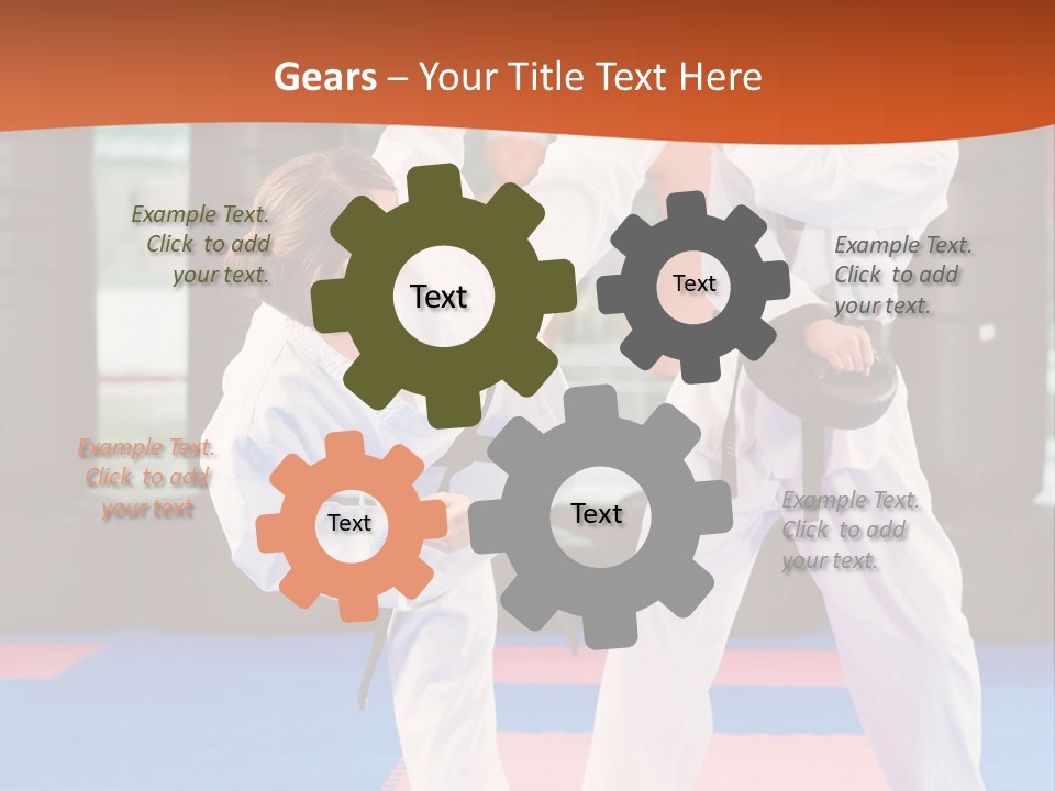 Adult People Sokutei Ate Waza PowerPoint Template