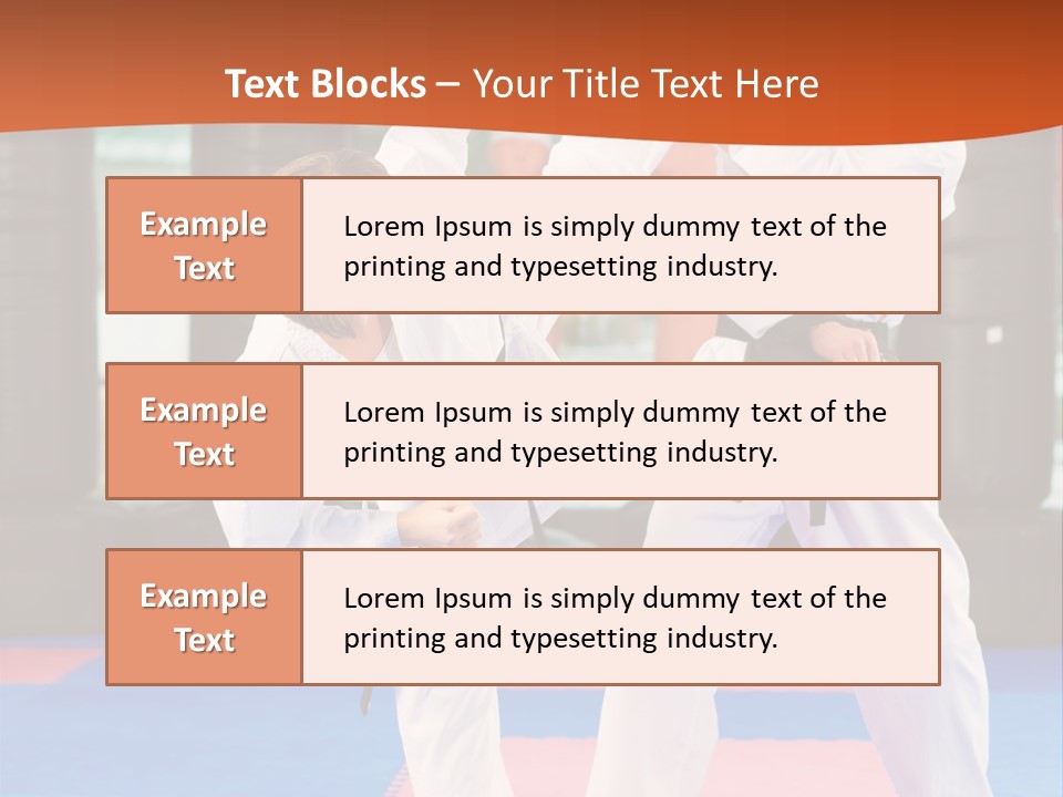 Adult People Sokutei Ate Waza PowerPoint Template