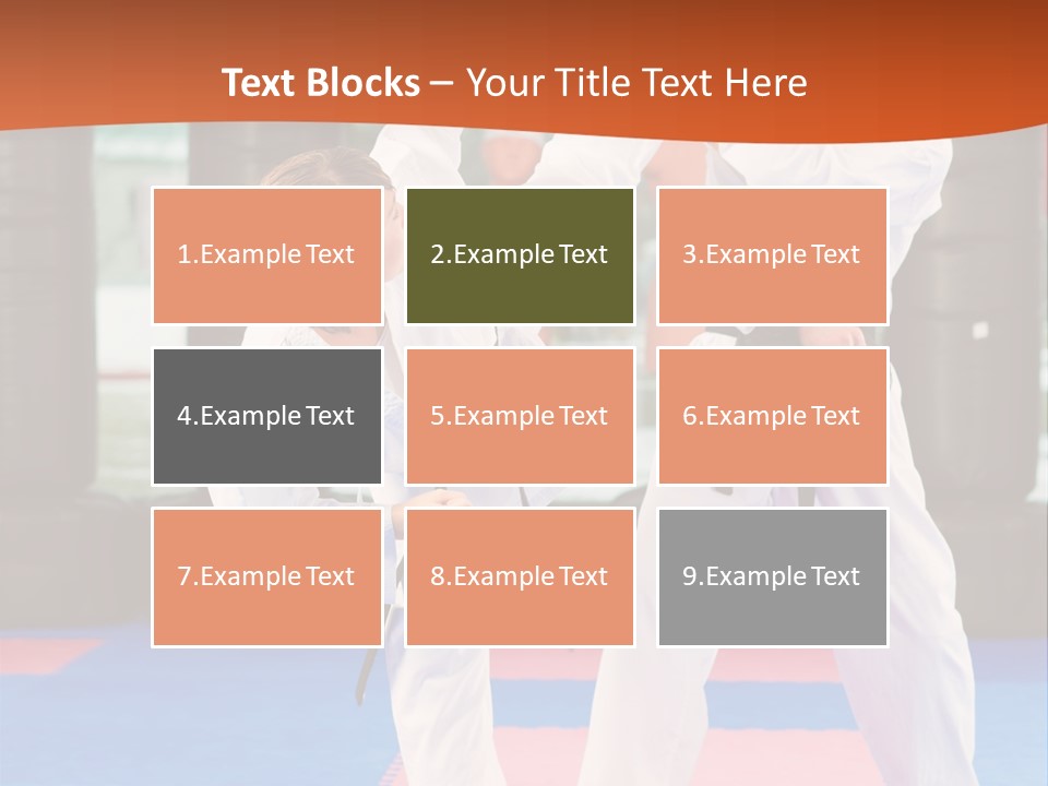 Adult People Sokutei Ate Waza PowerPoint Template