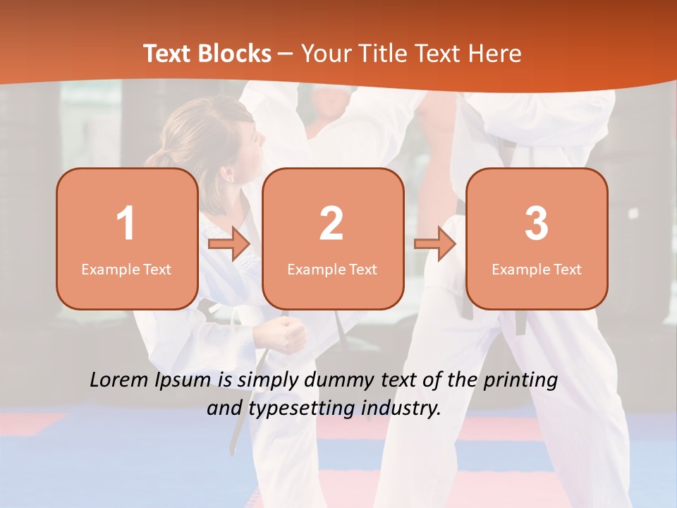 Adult People Sokutei Ate Waza PowerPoint Template