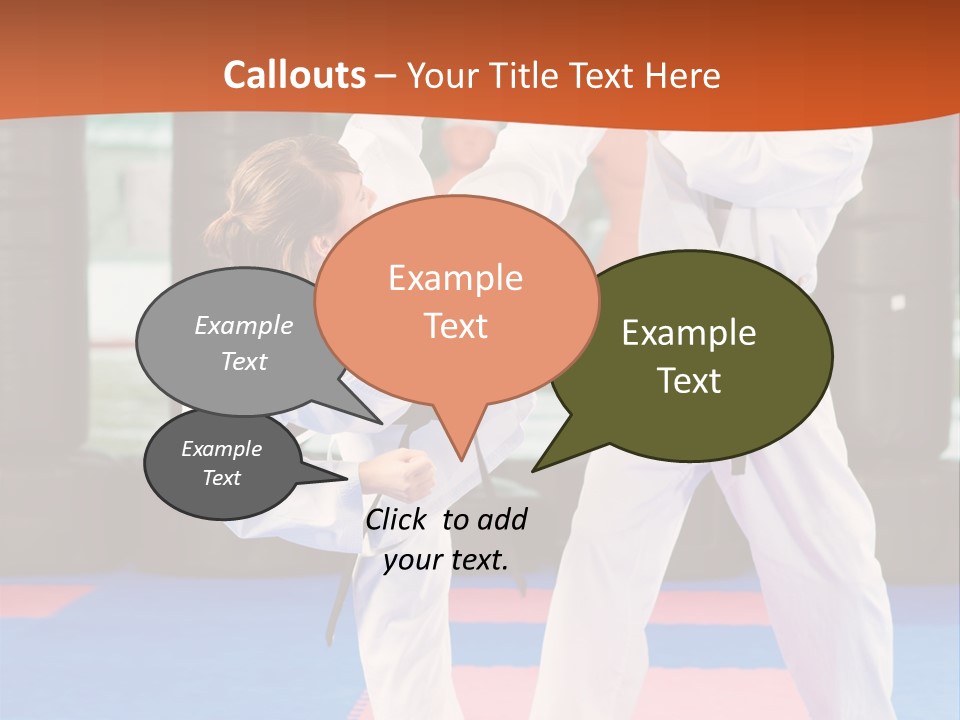 Adult People Sokutei Ate Waza PowerPoint Template