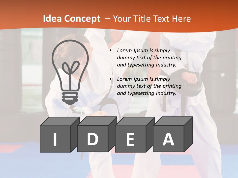 Adult People Sokutei Ate Waza PowerPoint Template