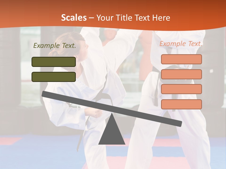 Adult People Sokutei Ate Waza PowerPoint Template