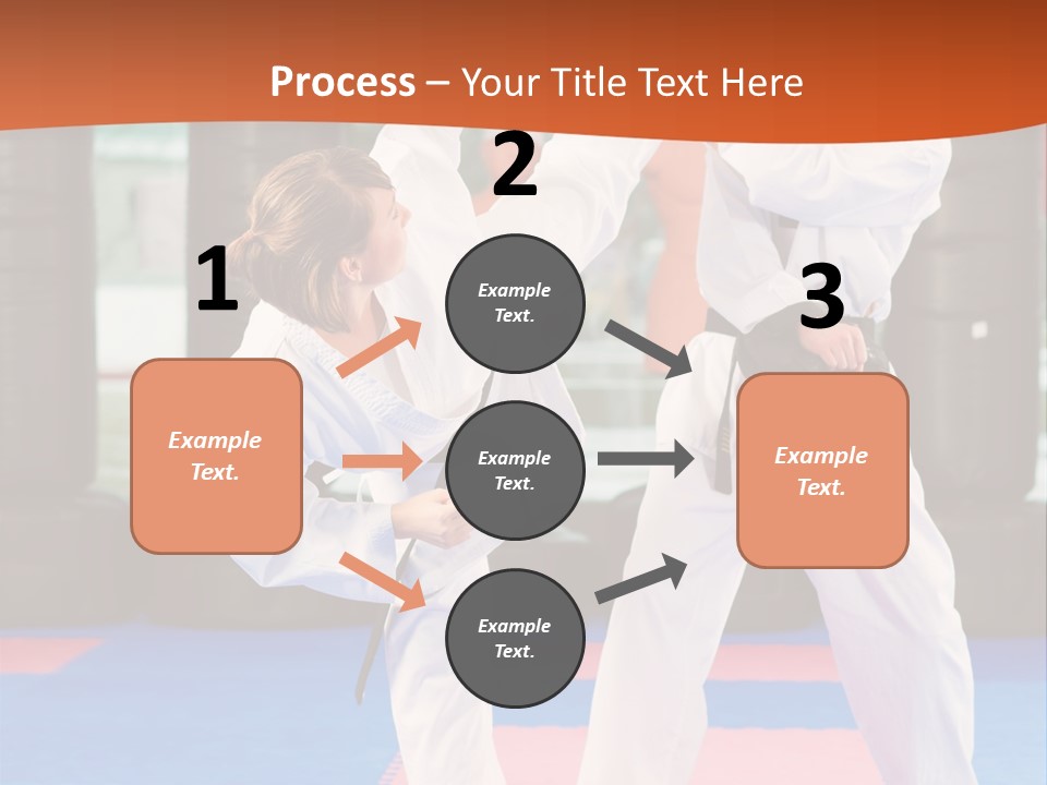 Adult People Sokutei Ate Waza PowerPoint Template