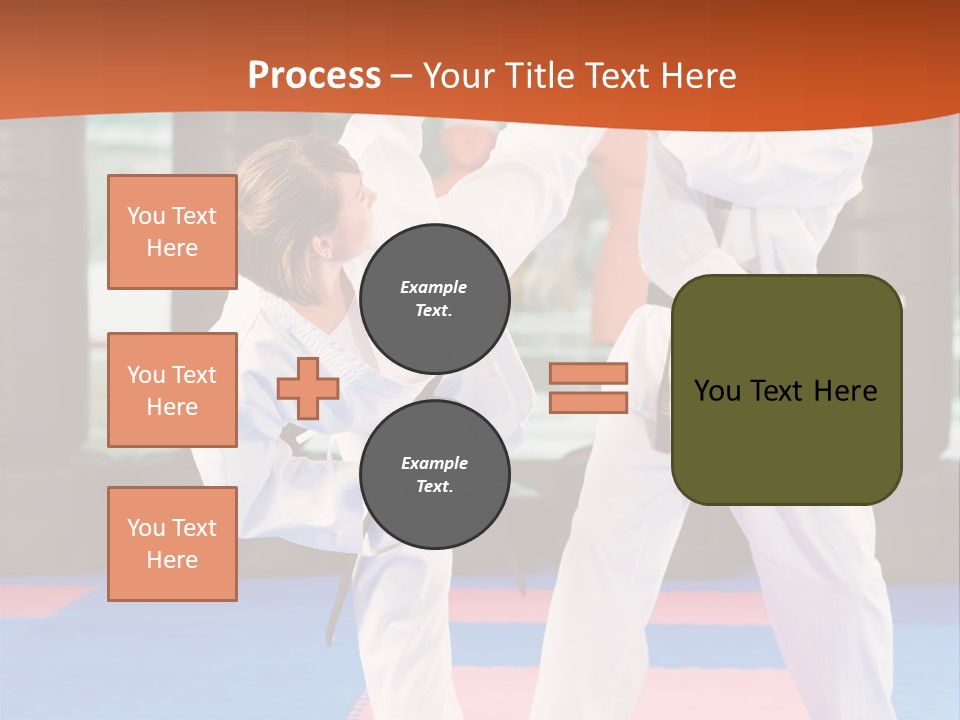 Adult People Sokutei Ate Waza PowerPoint Template