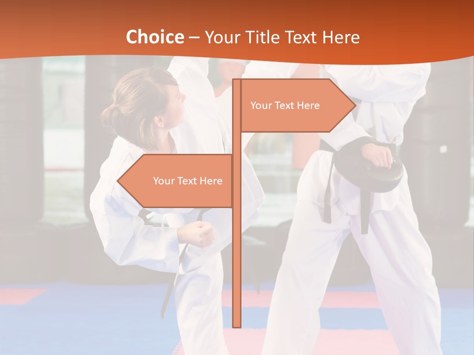 Adult People Sokutei Ate Waza PowerPoint Template