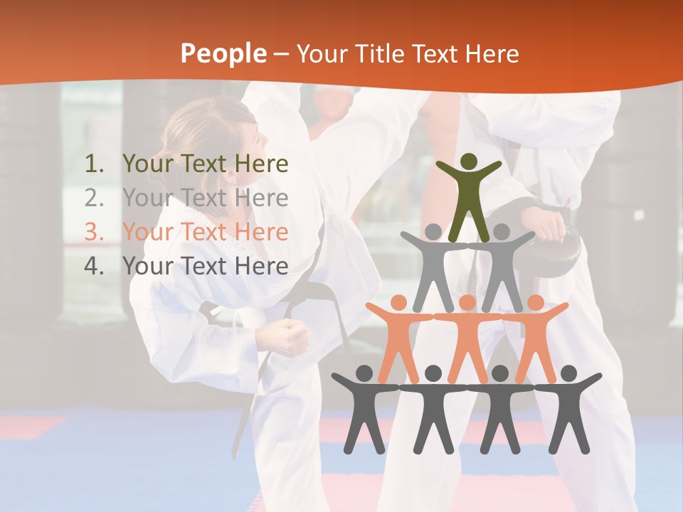 Adult People Sokutei Ate Waza PowerPoint Template