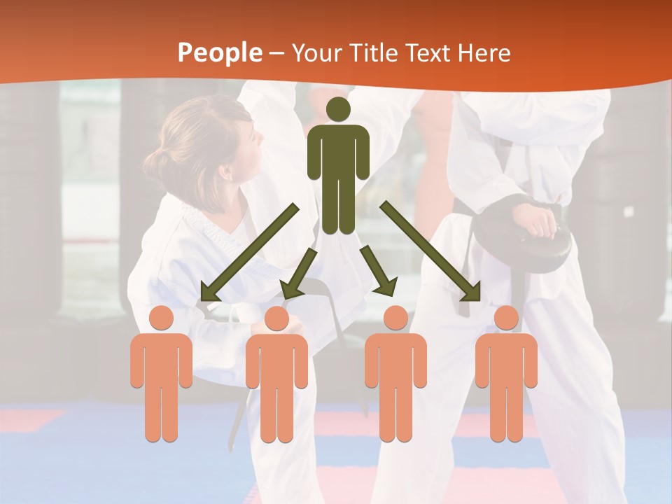 Adult People Sokutei Ate Waza PowerPoint Template