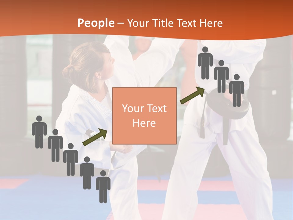 Adult People Sokutei Ate Waza PowerPoint Template