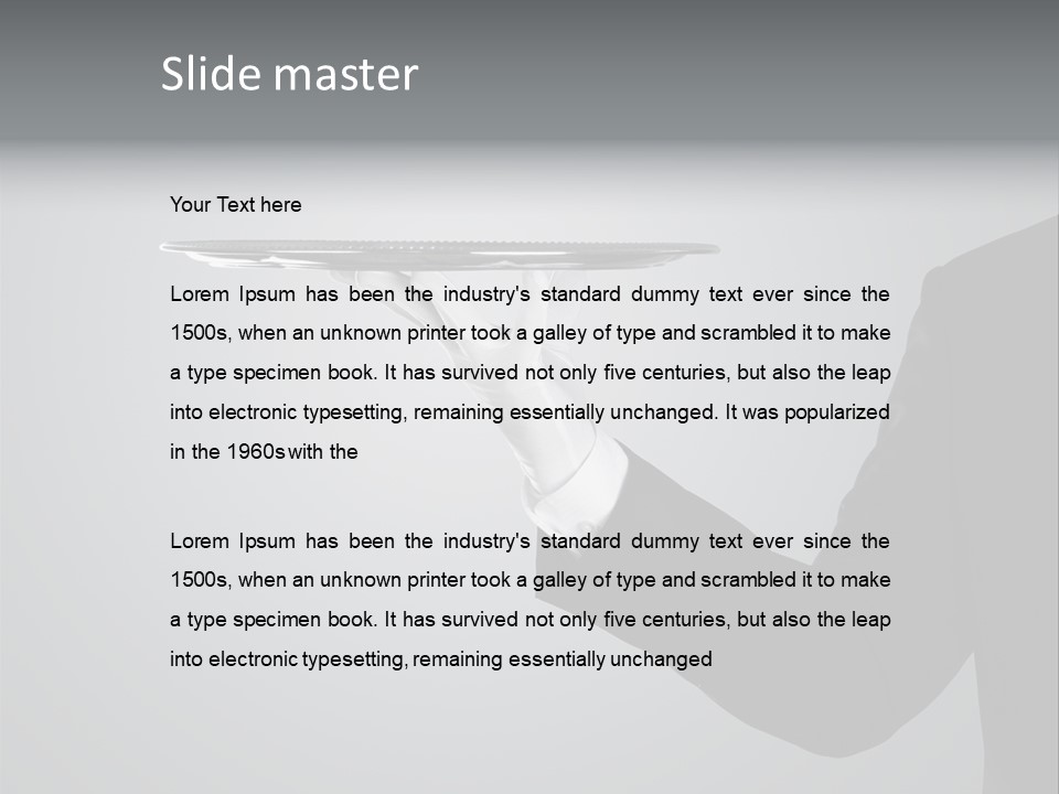 Suit Formalwear Presentation PowerPoint Template