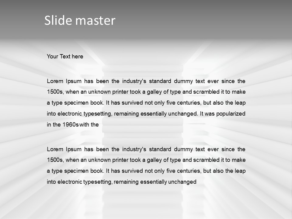 Architectural White Urban PowerPoint Template