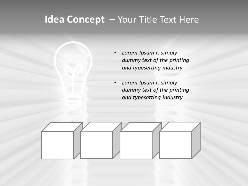Architectural White Urban PowerPoint Template