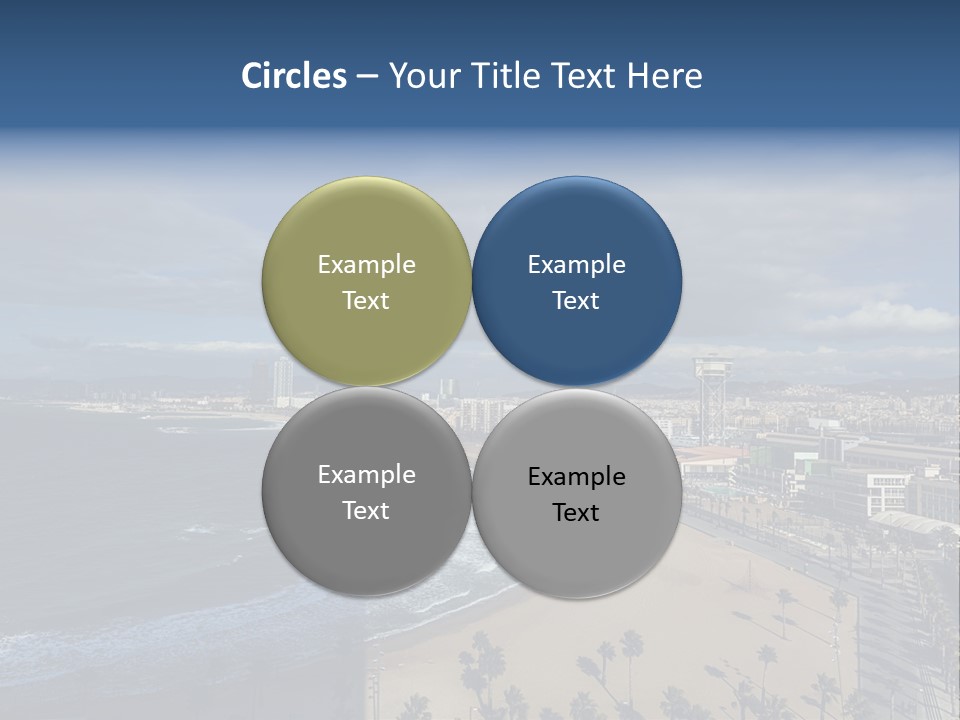 Buildings Serene Spain PowerPoint Template