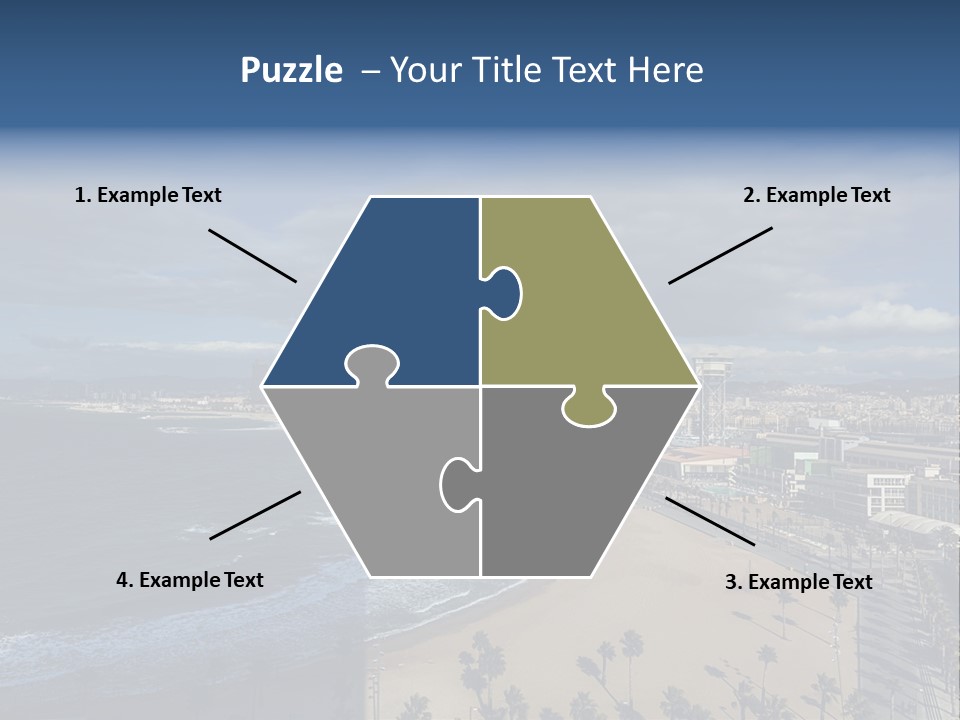 Buildings Serene Spain PowerPoint Template