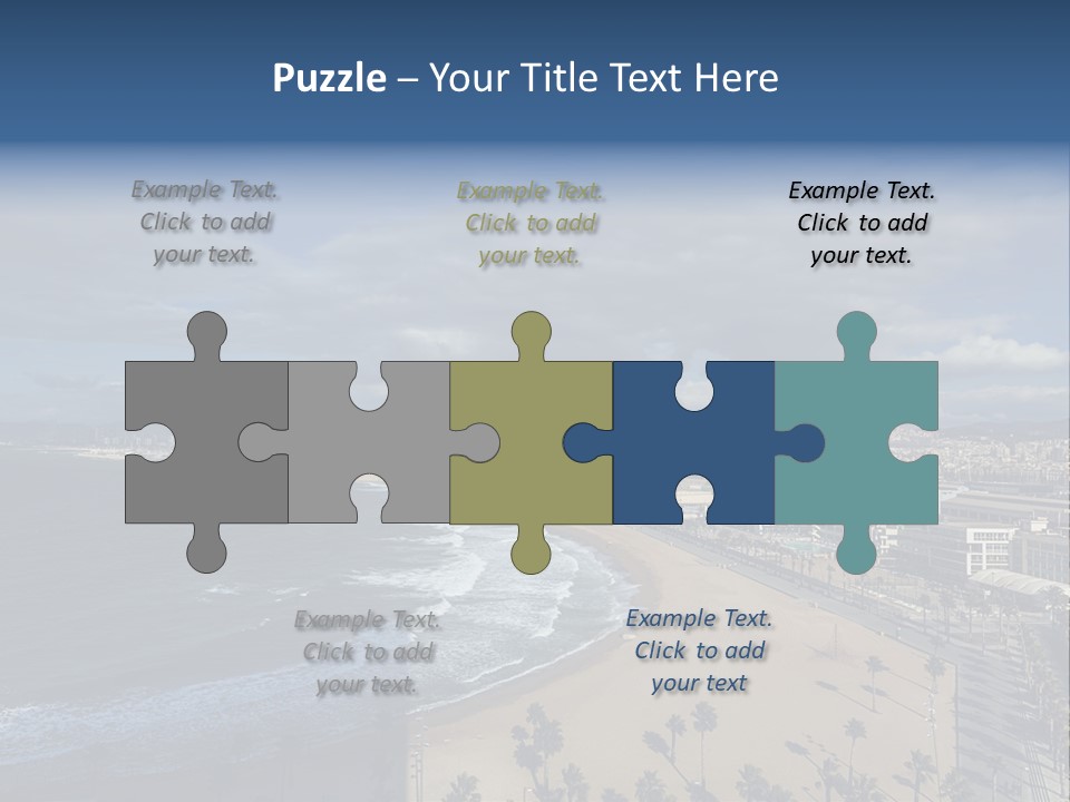 Buildings Serene Spain PowerPoint Template