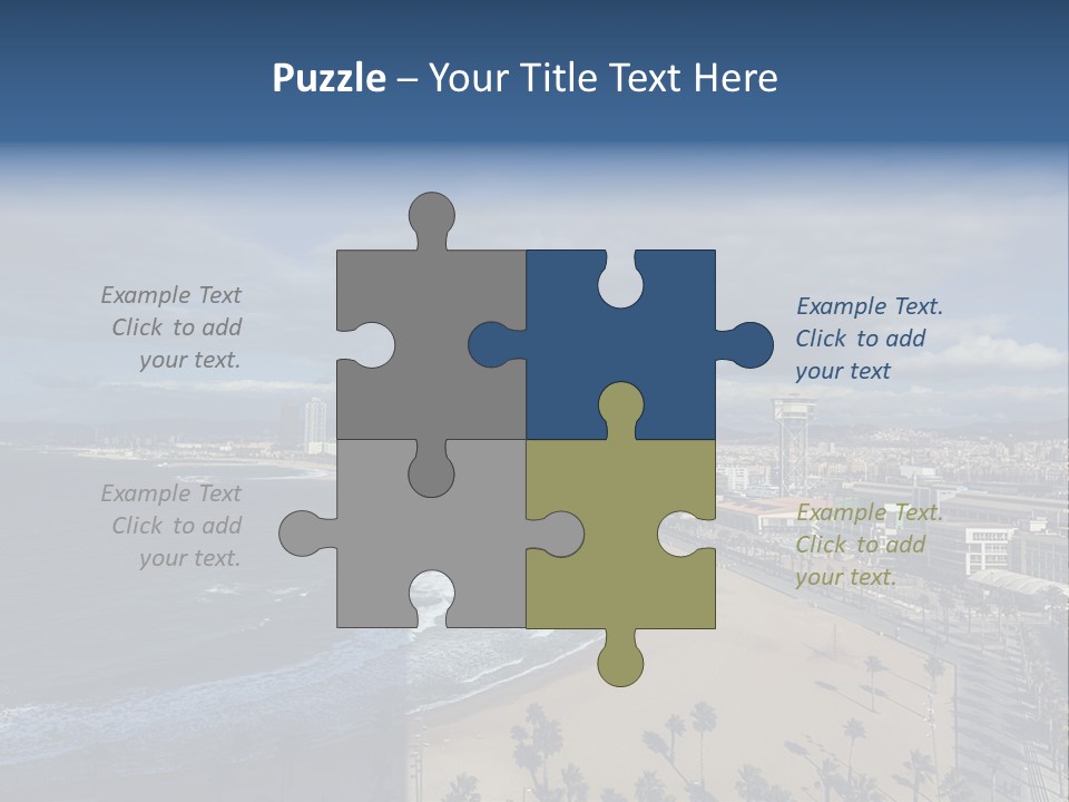 Buildings Serene Spain PowerPoint Template
