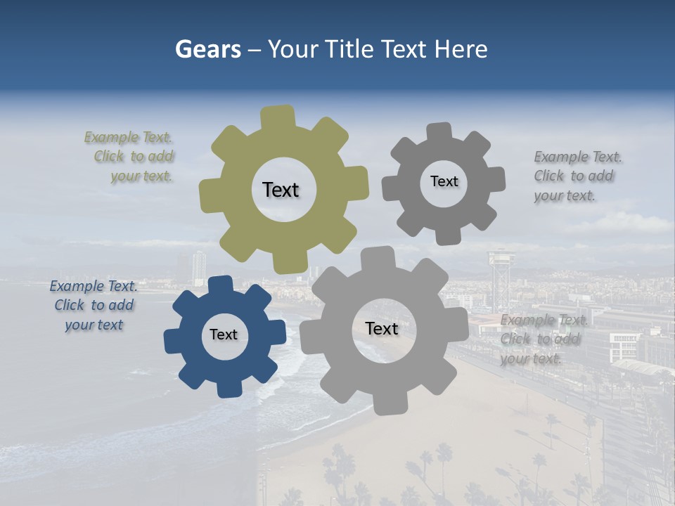 Buildings Serene Spain PowerPoint Template