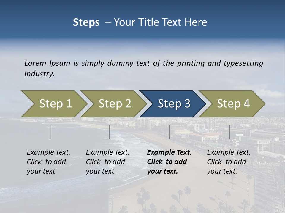Buildings Serene Spain PowerPoint Template