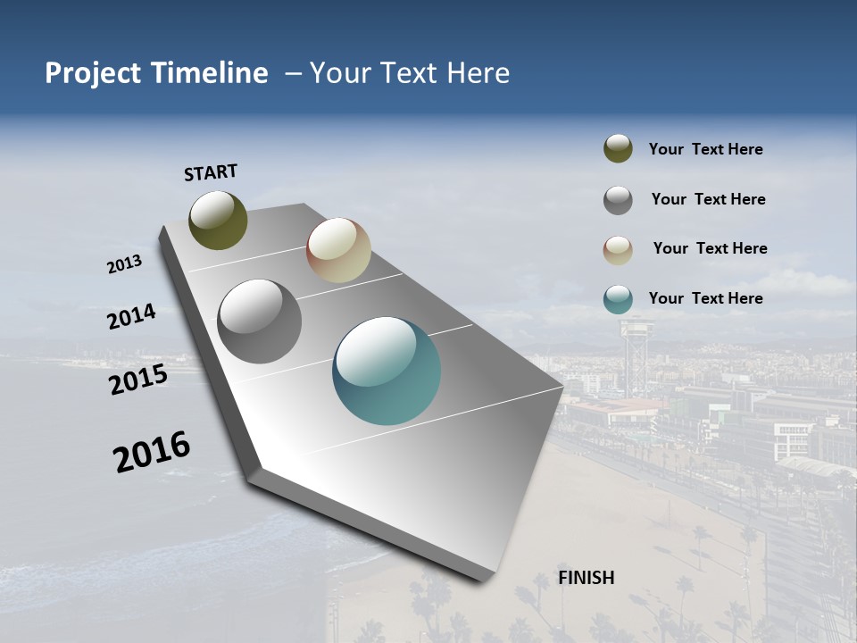 Buildings Serene Spain PowerPoint Template