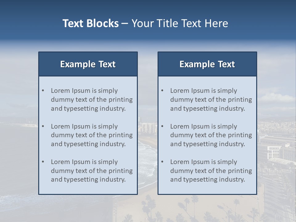 Buildings Serene Spain PowerPoint Template
