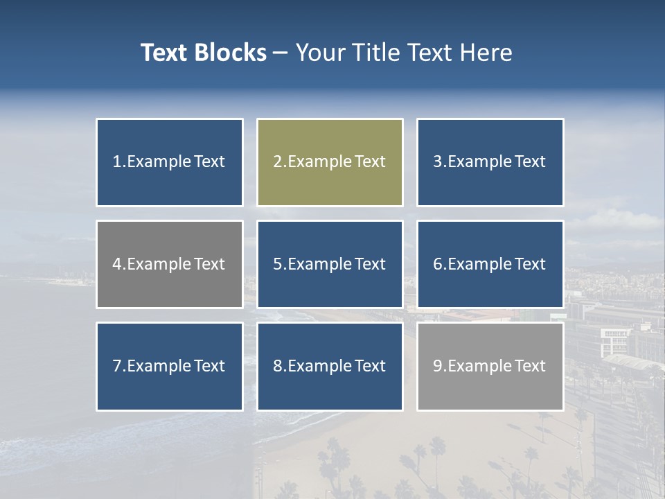 Buildings Serene Spain PowerPoint Template