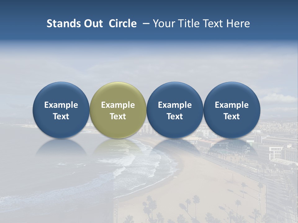 Buildings Serene Spain PowerPoint Template