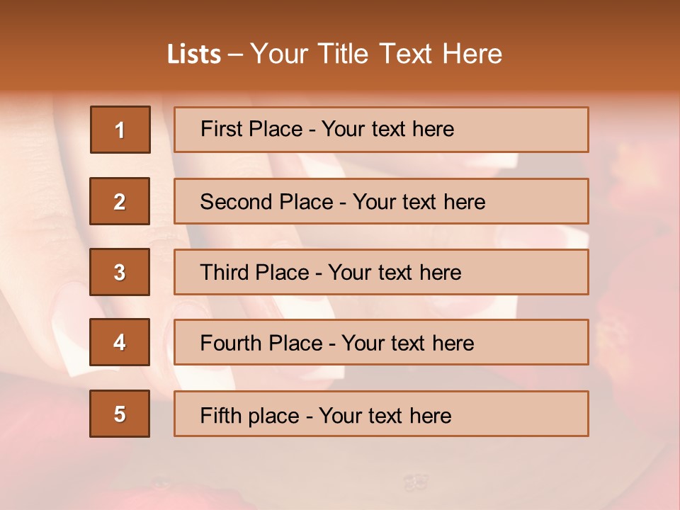 Hygiene Cosmetics Aromatherapy PowerPoint Template