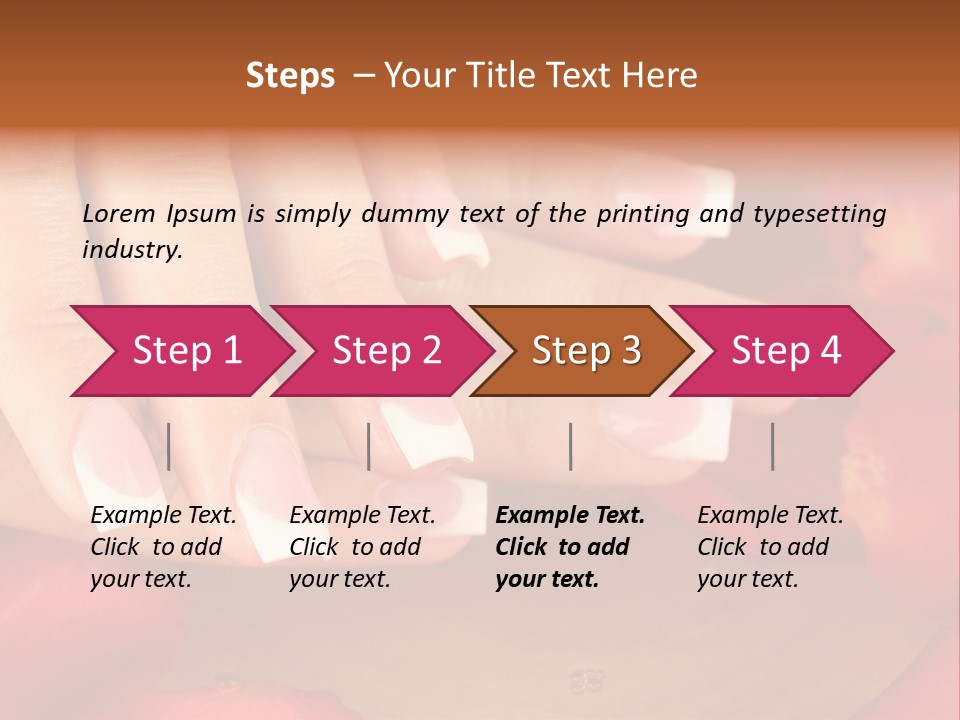 Hygiene Cosmetics Aromatherapy PowerPoint Template