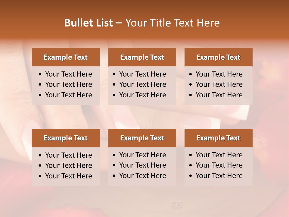 Hygiene Cosmetics Aromatherapy PowerPoint Template