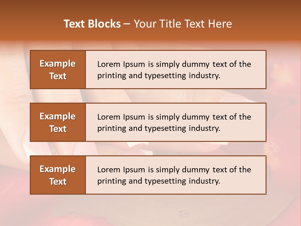 Hygiene Cosmetics Aromatherapy PowerPoint Template