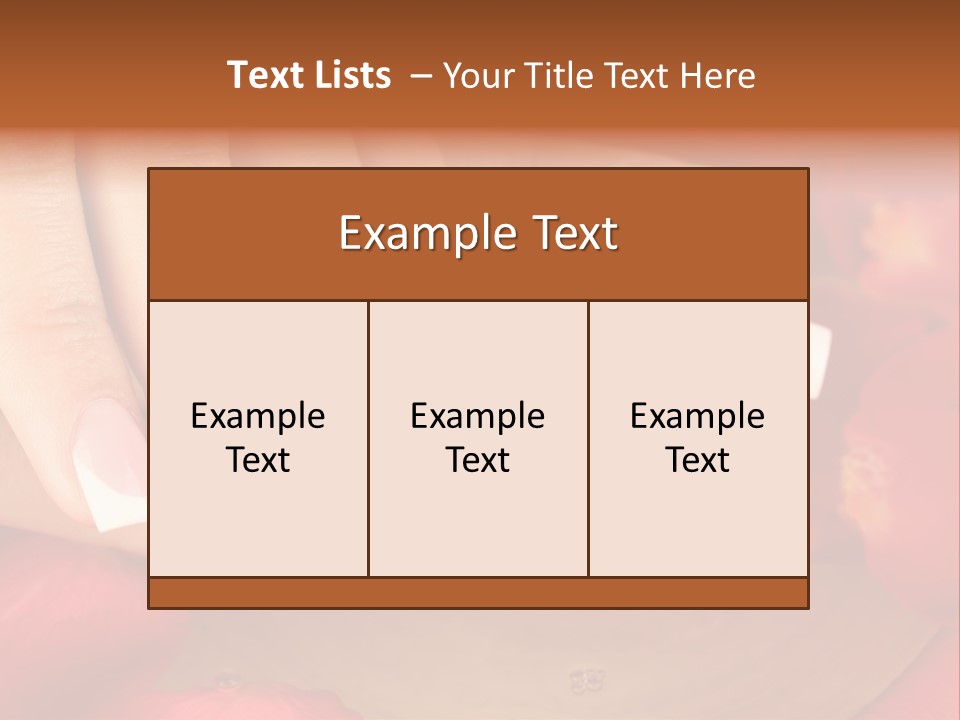 Hygiene Cosmetics Aromatherapy PowerPoint Template
