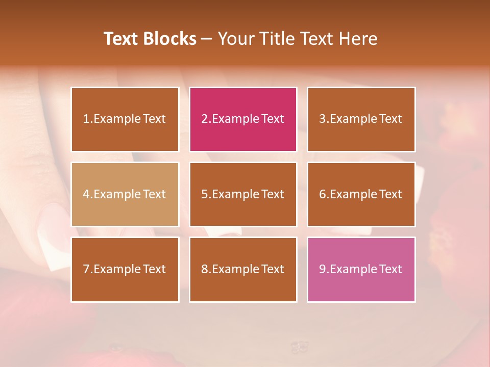 Hygiene Cosmetics Aromatherapy PowerPoint Template