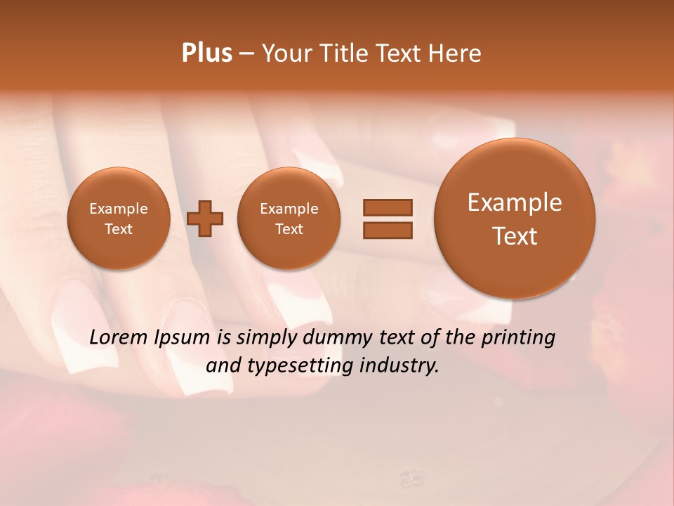 Hygiene Cosmetics Aromatherapy PowerPoint Template