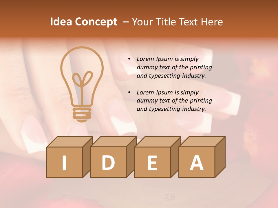 Hygiene Cosmetics Aromatherapy PowerPoint Template