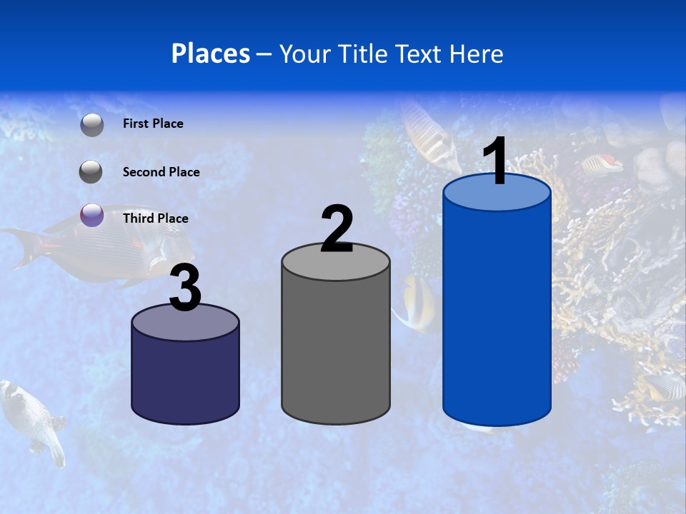 Diving Tahiti Live PowerPoint Template