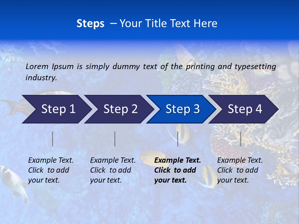 Diving Tahiti Live PowerPoint Template