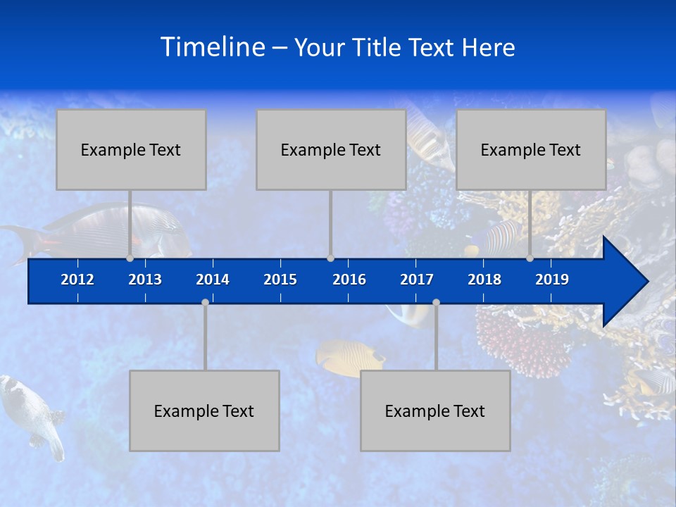 Diving Tahiti Live PowerPoint Template
