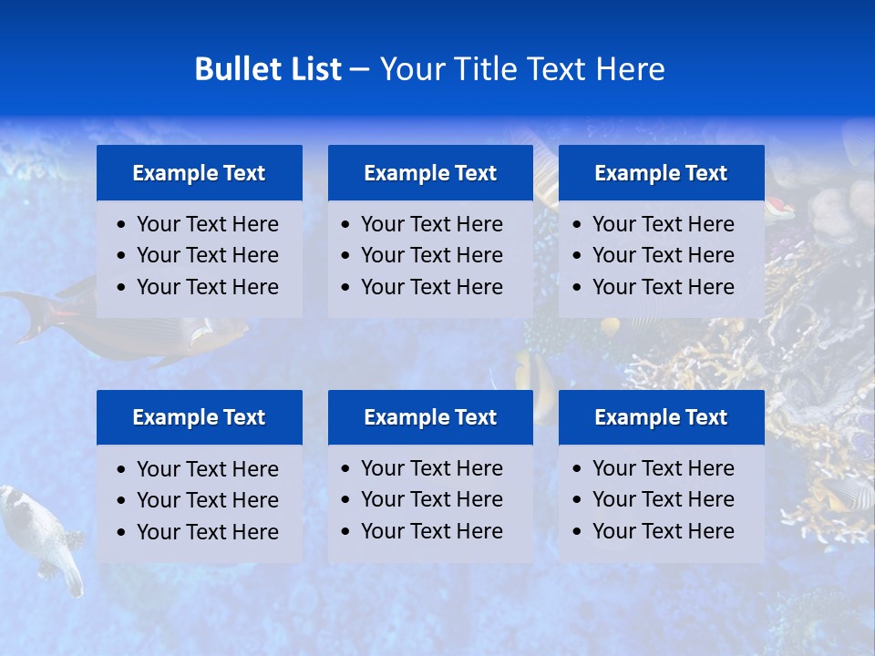 Diving Tahiti Live PowerPoint Template
