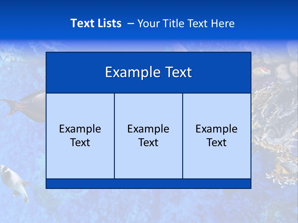 Diving Tahiti Live PowerPoint Template