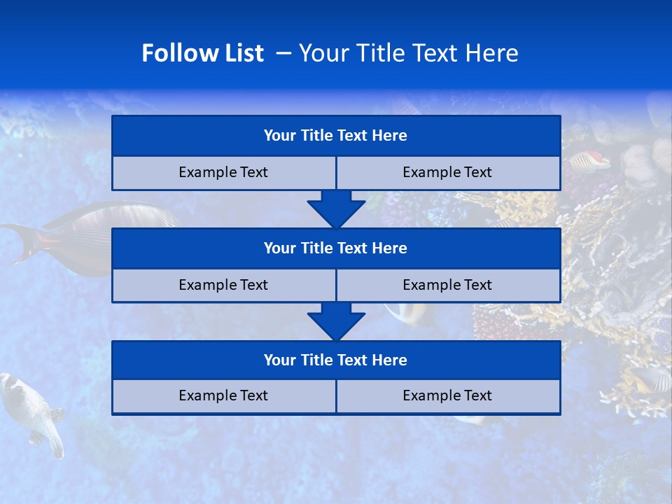 Diving Tahiti Live PowerPoint Template