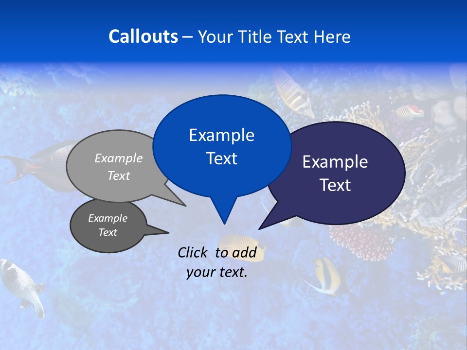 Diving Tahiti Live PowerPoint Template