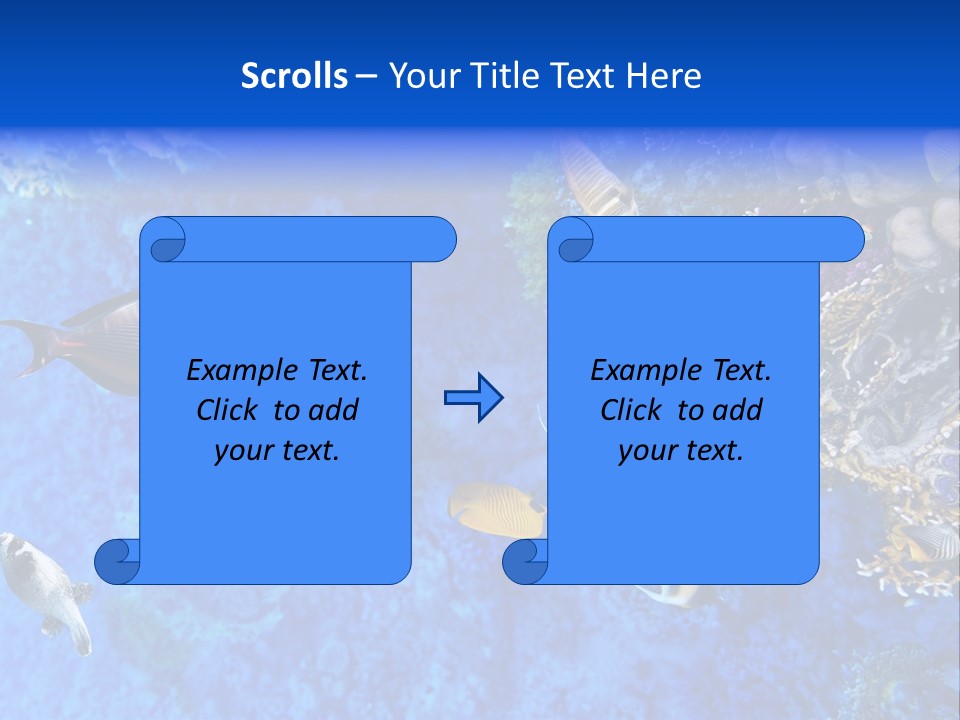 Diving Tahiti Live PowerPoint Template