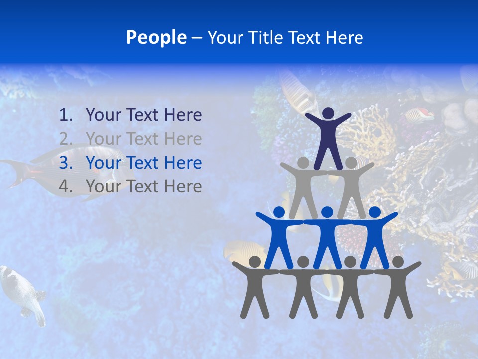 Diving Tahiti Live PowerPoint Template